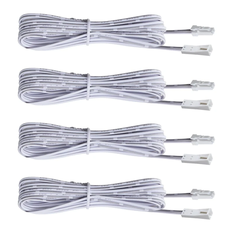 Aeipou 2m LED Extension Cables - Pack of 4 for AIBOO Cabinet Lights