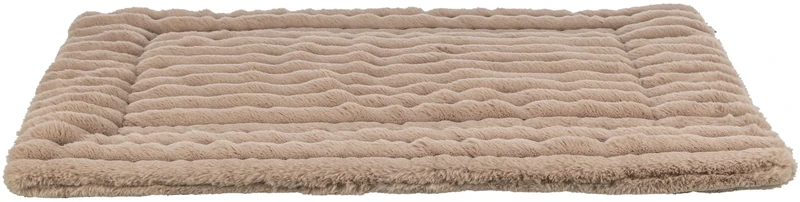 TRIXIE dog mat Lonni in light brown – soft and comfortable dog mat – cosy & easy to clean – 51.2 x 35.4 in – 374015