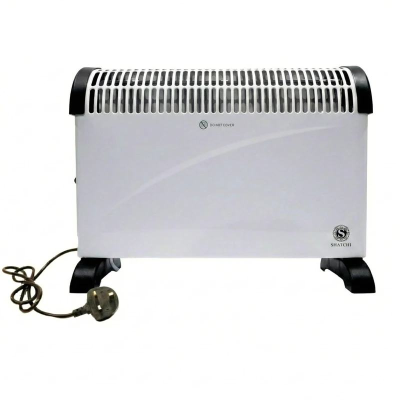 2000W Convector Radiator Heater with 3 Heat Settings, Adjustable Thermostat, Cool-Touch Design & Safety Cut-Off, Quiet Portable Electric Heater for Home, Bedroom, Office or Living Room