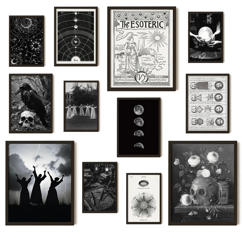 97 Decor Gothic Gx8x10 Framed (Black Frame) (SP346)