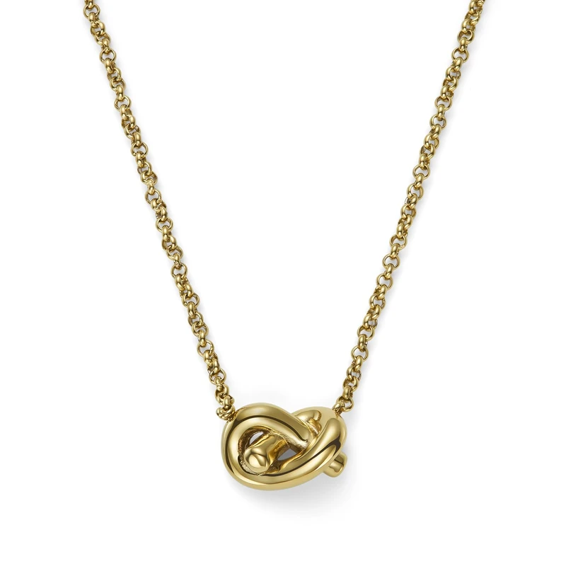 Olivia Burton Women's LOVER'S KNOT Collection Pendant Necklace in Yellow Gold - 24100221 - Image 1