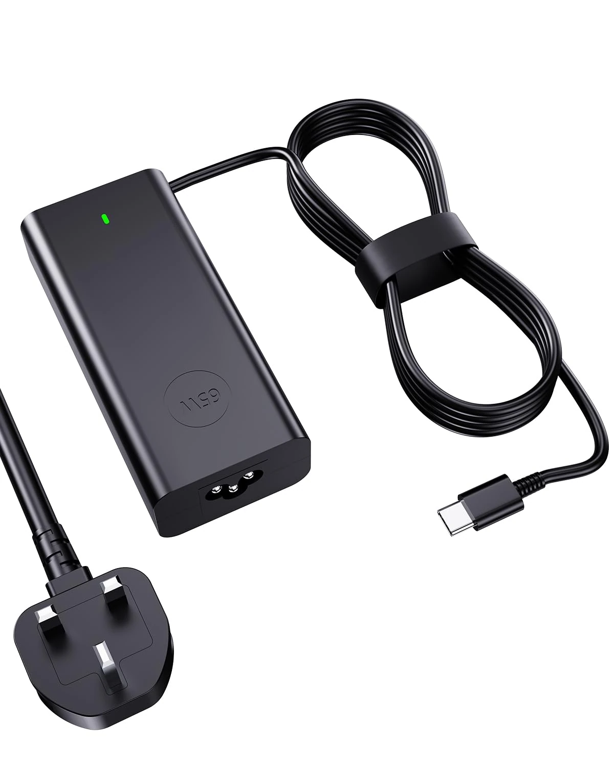 Yisbat 65W USB C Laptop Charger Compatible with Dell Latitude 5330 7430 3340 3440 3540 5340 5440 5540 7340 7440 7640 9440 2in1, XPS 13 9350 9360 9365 9370 9380, Chromebook 3100 3400 5190 Power Supply