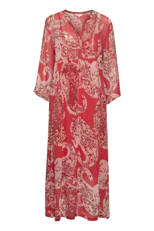 Part Two Women's Poloniapw Dress, Cayenne Paisley Print, 6