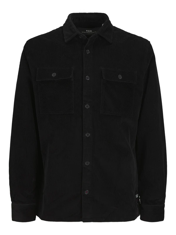JACK & JONES Men's Rddbrady Overshirt Cord. L/S Noos Shirt, Black, XXL