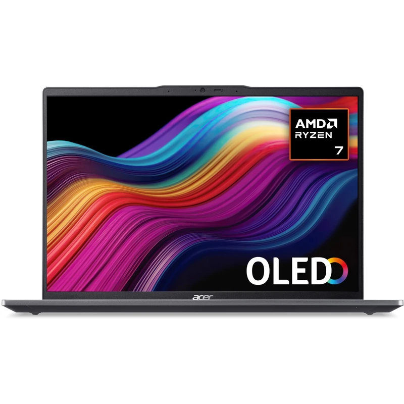 acer Swift Go 14 SFG14-63 Laptop - AMD Ryzen 7 8845HS, 16GB, 1TB SSD, Integrated Graphics, 14" 2.8K OLED, Windows 11, Iron