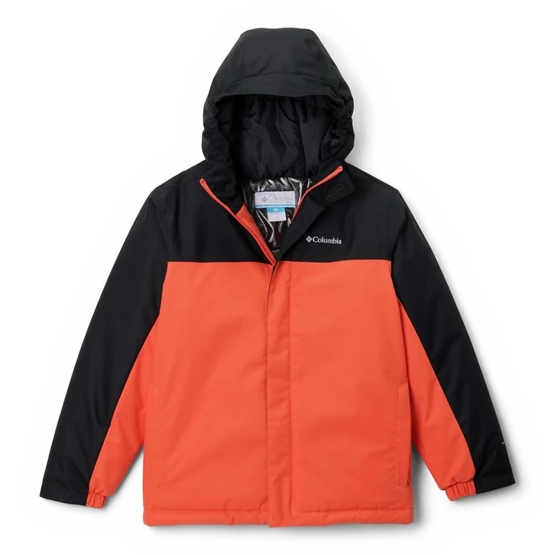 Columbia Youth Boys Hikebound 2 Insulated Jacket, Winter Jacket, Zing, Black, XS