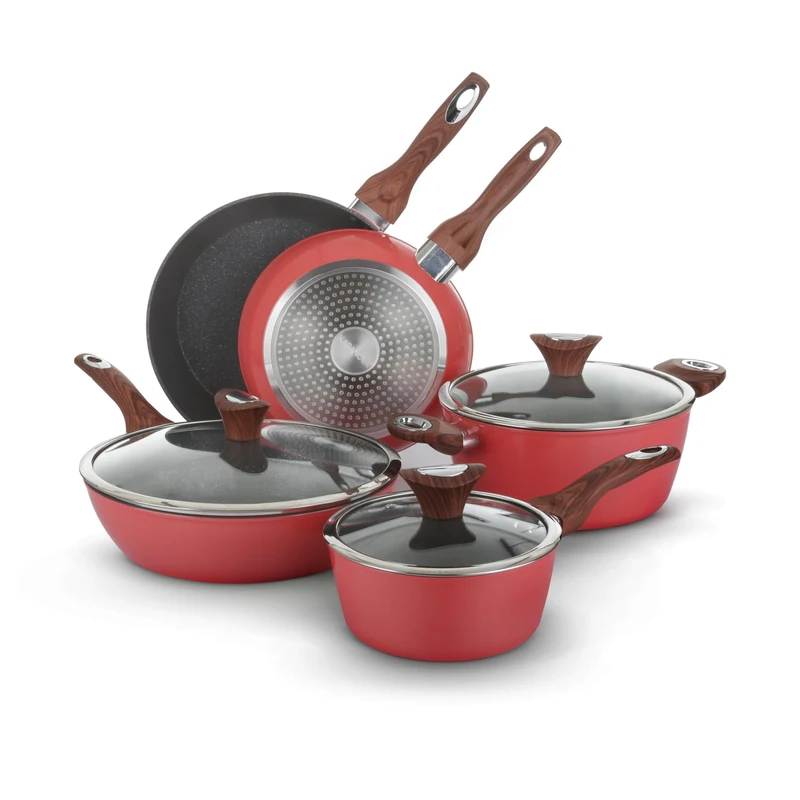 KASANOVA 1 Golden 5 RED 8-Piece Battery, Forged AluminumBakeliteGlass