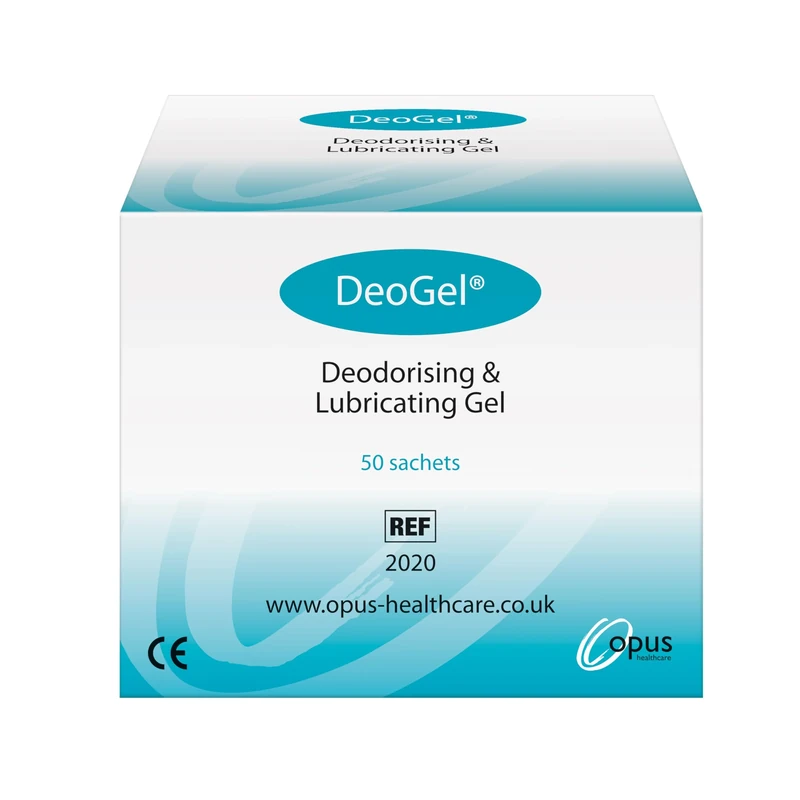 OPUS Deogel Deodorising & Lubricating gel wipes x50 - Image 1