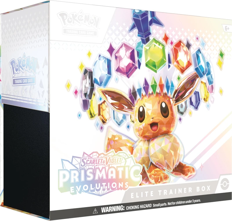 Pokémon TCG: Scarlet & Violet—Prismatic Evolutions Elite Trainer Box (1 Full Art Promo Card, 9 Boosters & Premium Accessories) - Image 1