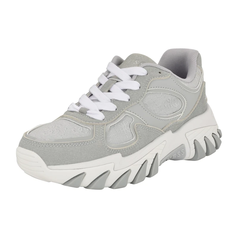 GUESS Women's Norina Sneaker, Light Grey 051, 5.5 UK