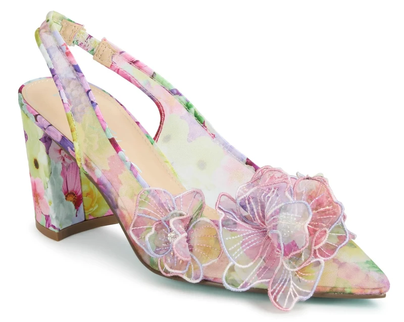 Betsey Johnson Women's Petra Pump - Bright Floral - 6.5 UK
