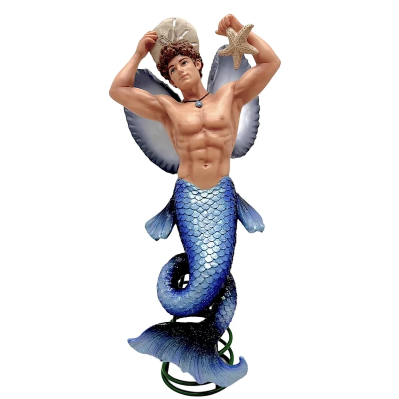 December Diamonds 55-55458 Blue Angel Merman Tree Topper
