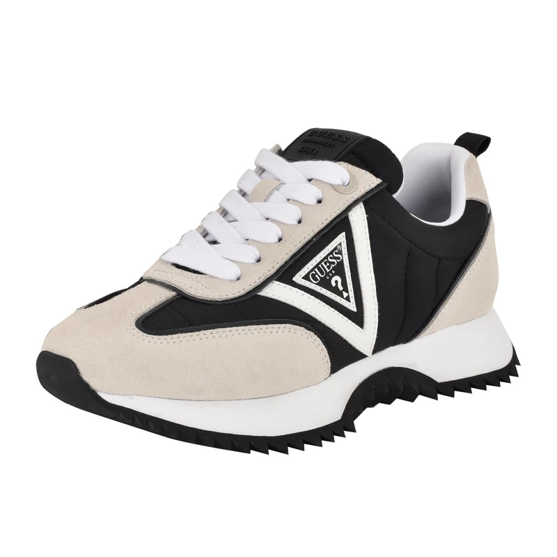 Guess Women's Bail Sneaker, Black/White 001, 9 UK - Image 1