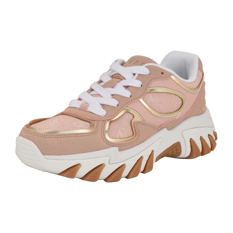 Guess Women's Norina Sneaker, Light Pink 680, 6.5 UK