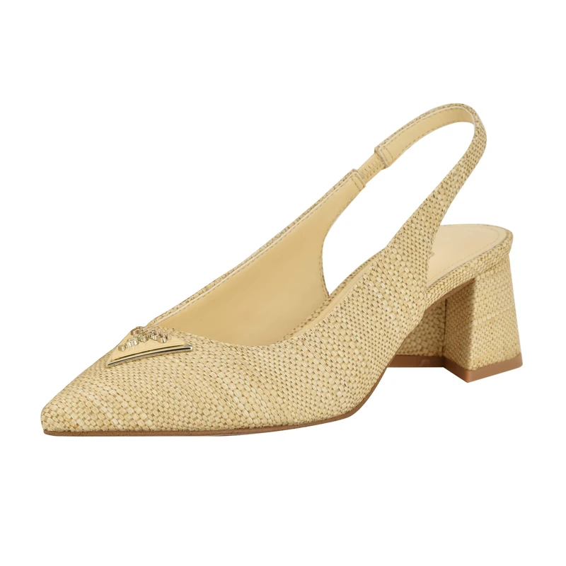 GUESS Women's Zanda Pump, Light Natural 110, 7 UK