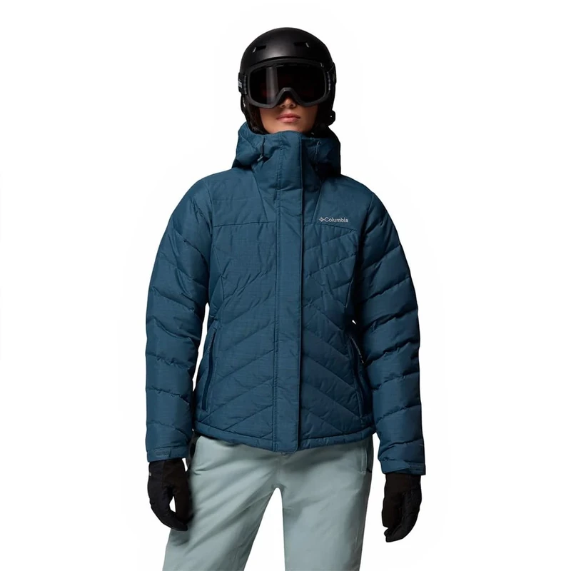 Columbia Women's Lay D Down 5 Jacket, Ski Jacket, Everblue, S