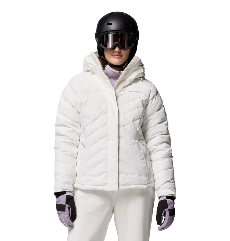 Columbia Women's Lay D Down 5 Jacket, Ski Jacket, Sea Salt, X-Small