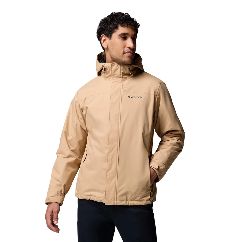 Columbia Men's Tunnel Falls 2 Interchange Jacket, 3 In 1 Interchange Winter Coat, Canoe, Small
