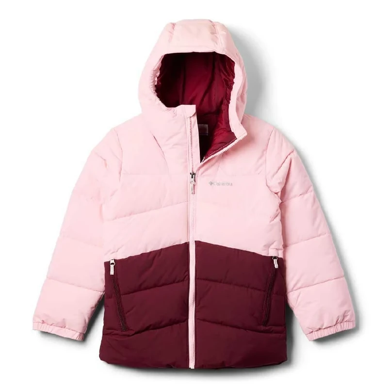 Columbia Youth Boys Arctic Blast 2 Jacket, Ski Jacket, Satin Pink, Rich Wine, XS