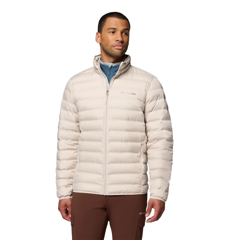 Columbia Men's Lake 22 2 Down Jacket, Puffer Down Jacket, Dark Stone, Small