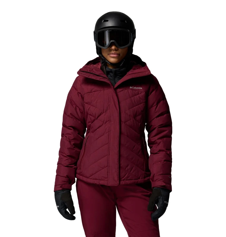 Columbia Women's Lay D Down 5 Jacket, Ski Jacket, Rich Wine, X-Small