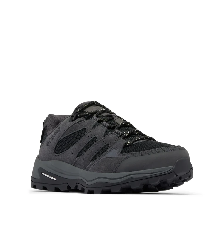 Columbia Women's Redmond 4 Low WP, Low Rise Trekking and Hiking Shoes, Black/Citron Haze, 8 Regular