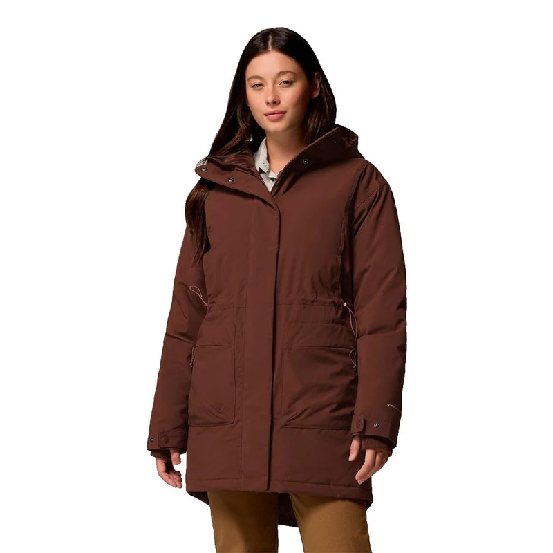 Columbia Women's Harmony Falls Parka, Winter Parka, Tobacco, X-Small