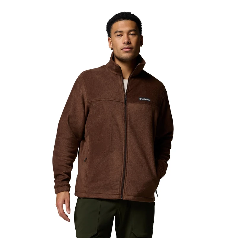 Columbia Men's Steens Mountain Full Zip 2.0, Full Zip Fleece Jacket, Tobacco, S