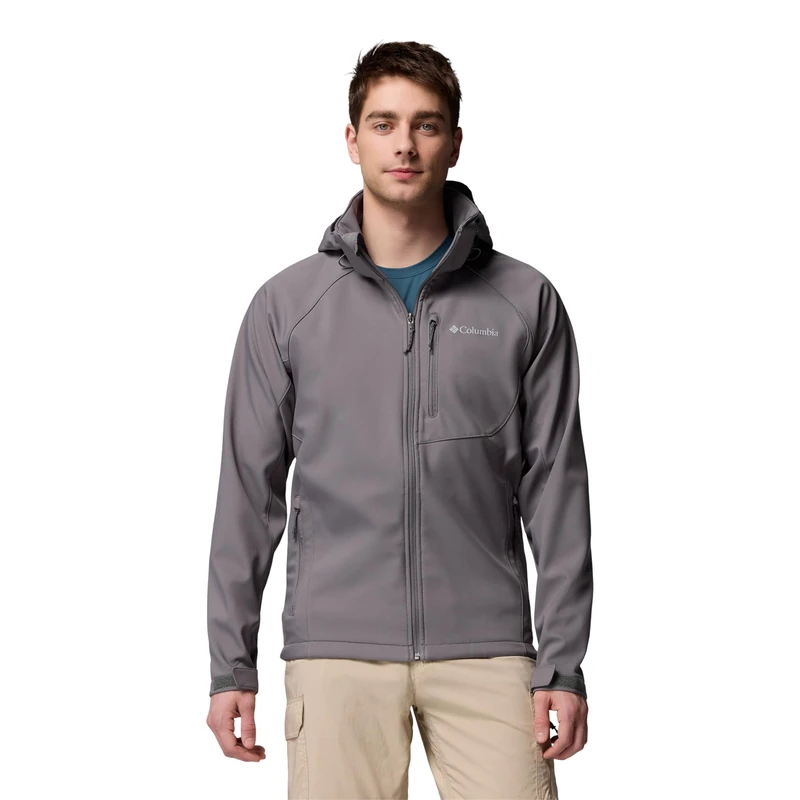 Columbia Men's Cascade Ridge 3 Softshell, Softshell Jacket, City Grey, Medium
