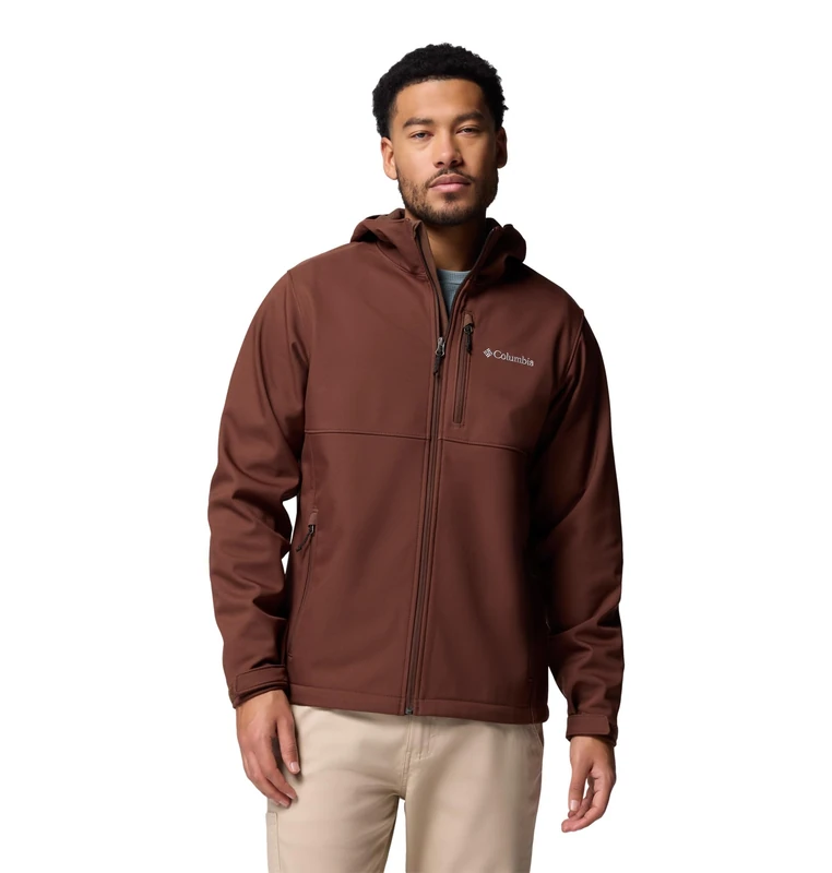Columbia Men's Ascender 2 Hooded Softshell Jacket, Softshell Jacket, Tobacco, Large