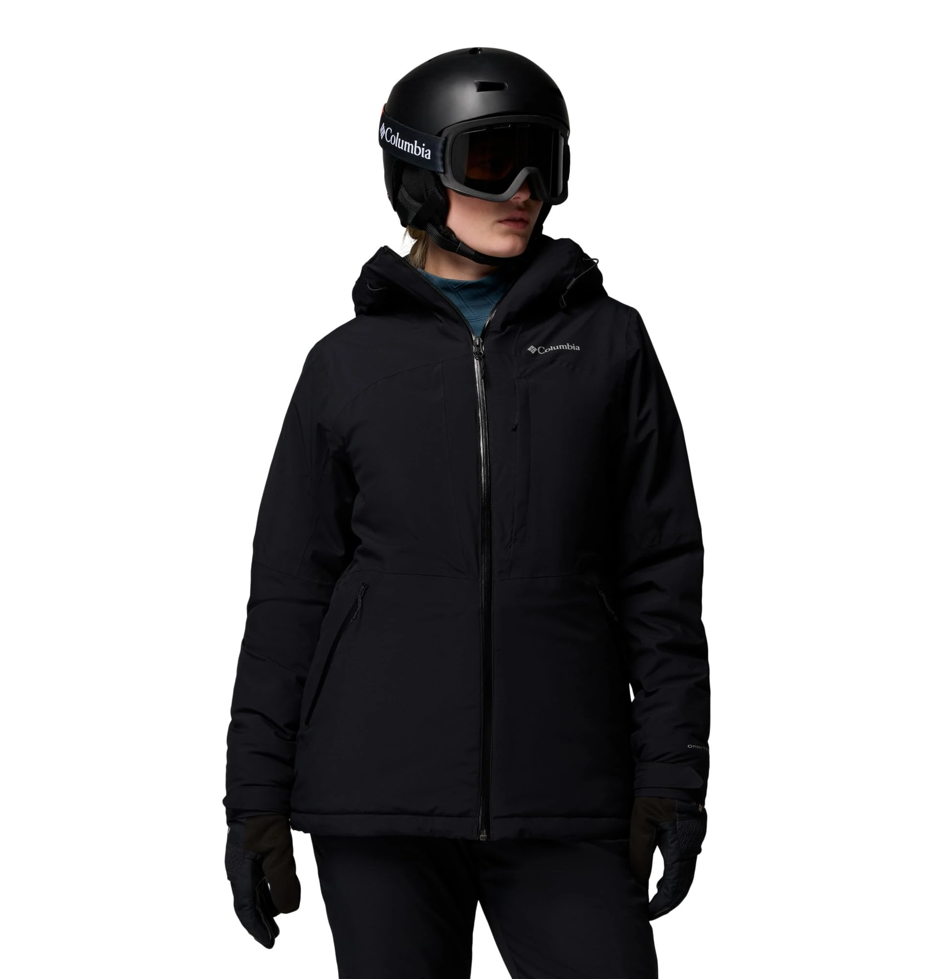Columbia Women's Liftline Jacket, Ski Jacket, Black, Large
