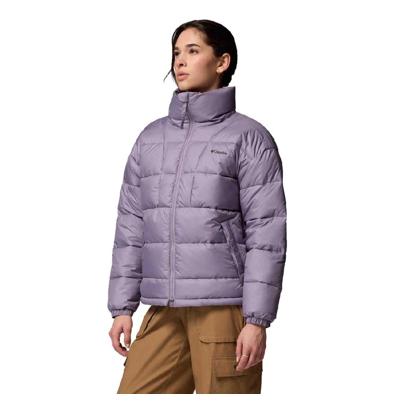 Columbia Women's Pike Lake Jacket, Puffer Jacket, Shale Purple, M