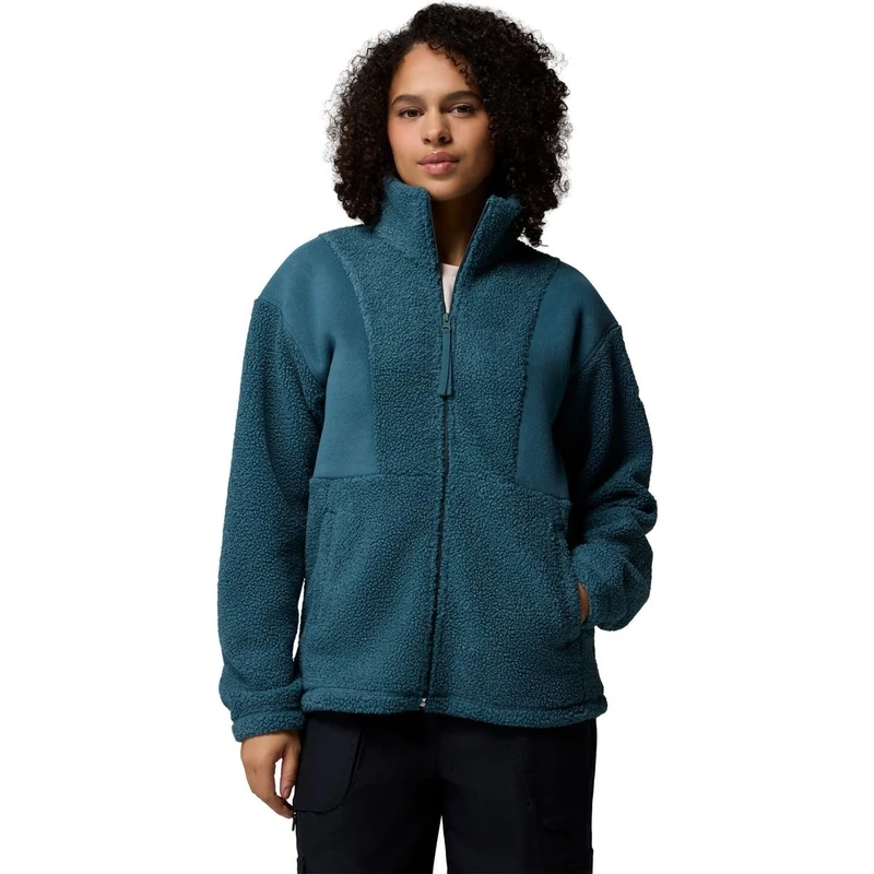 Columbia Women's Panorama Full Zip 2, Full Zip Fleece Jacket, Everblue, M