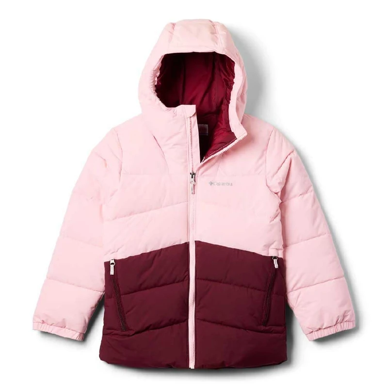 Columbia Youth Boys Arctic Blast 2 Jacket, Ski Jacket, Satin Pink, Rich Wine, L