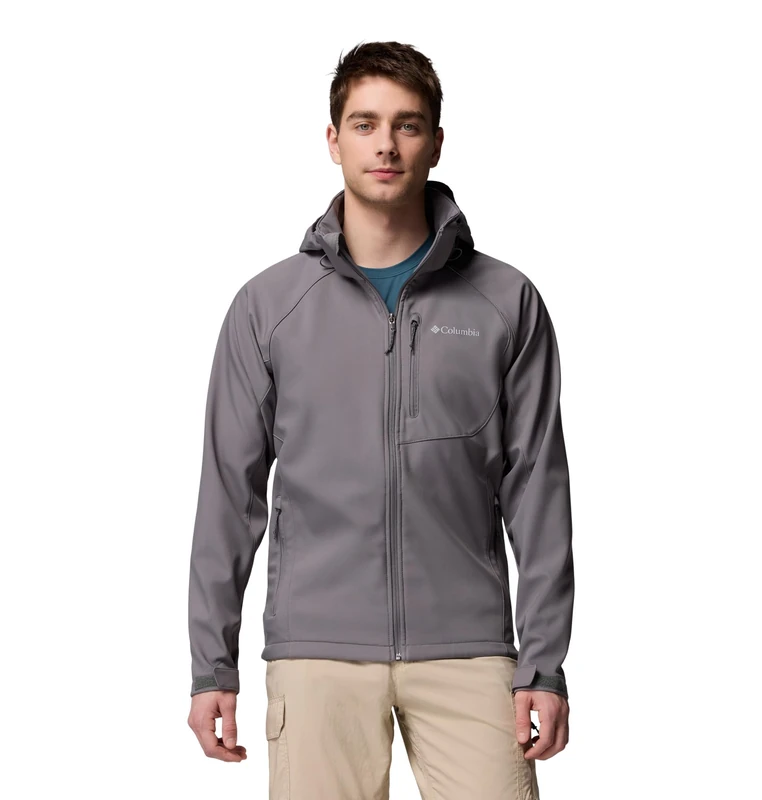 Columbia Men's Cascade Ridge 3 Softshell, Softshell Jacket, City Grey, Large