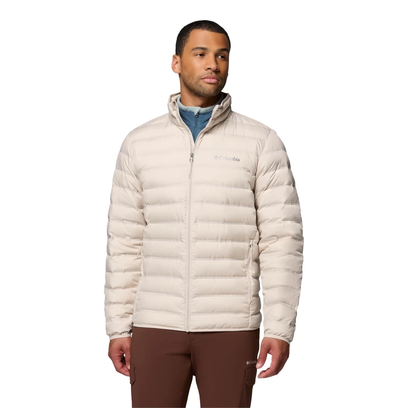 Columbia Men's Lake 22 2 Down Jacket, Puffer Down Jacket, Dark Stone, Large