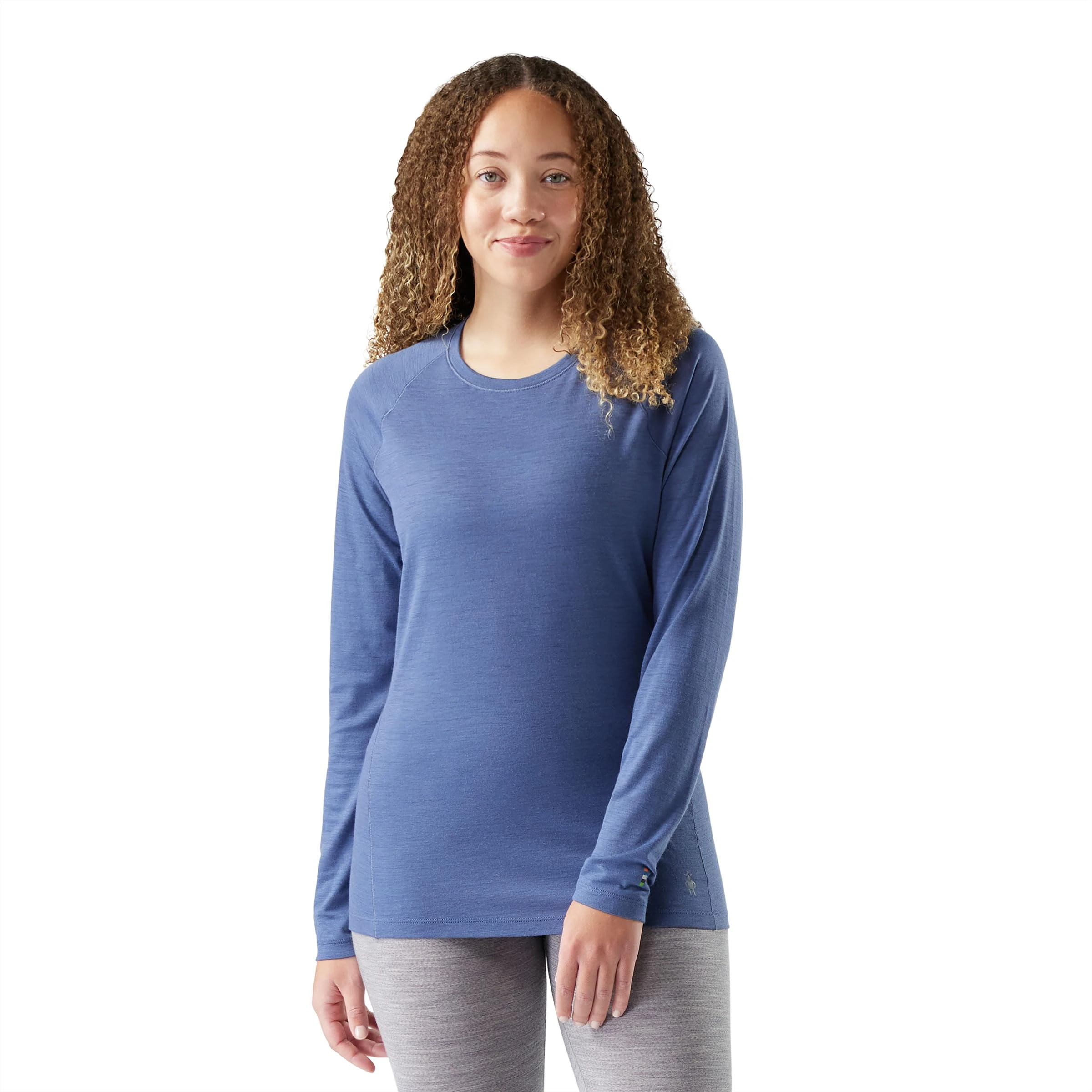 Smartwool Women's Standard Classic All-Season Merino Base Layer Long Sleeve, Nightfall Blue