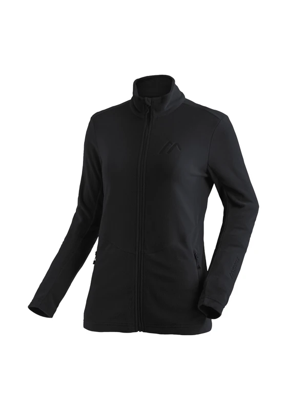 Maier Sports Denise Jacket W Women's Midlayer, Easy-Care Fleece Jacket with 2 Zip Pockets, Regular Fit