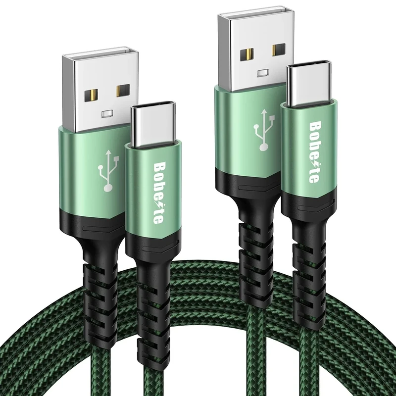 USB C Cable 2M 2Pack Fast Charge, USB Type C Charger Cable Charging Lead For Samsung Galaxy S23 S24 S22 S21 S20 Plus Ultra FE 5G, A52 A72 A32 A42 A51 A71 A12 A22 A33 A53 A13, Note 20 10 9 8, Mi 11 10