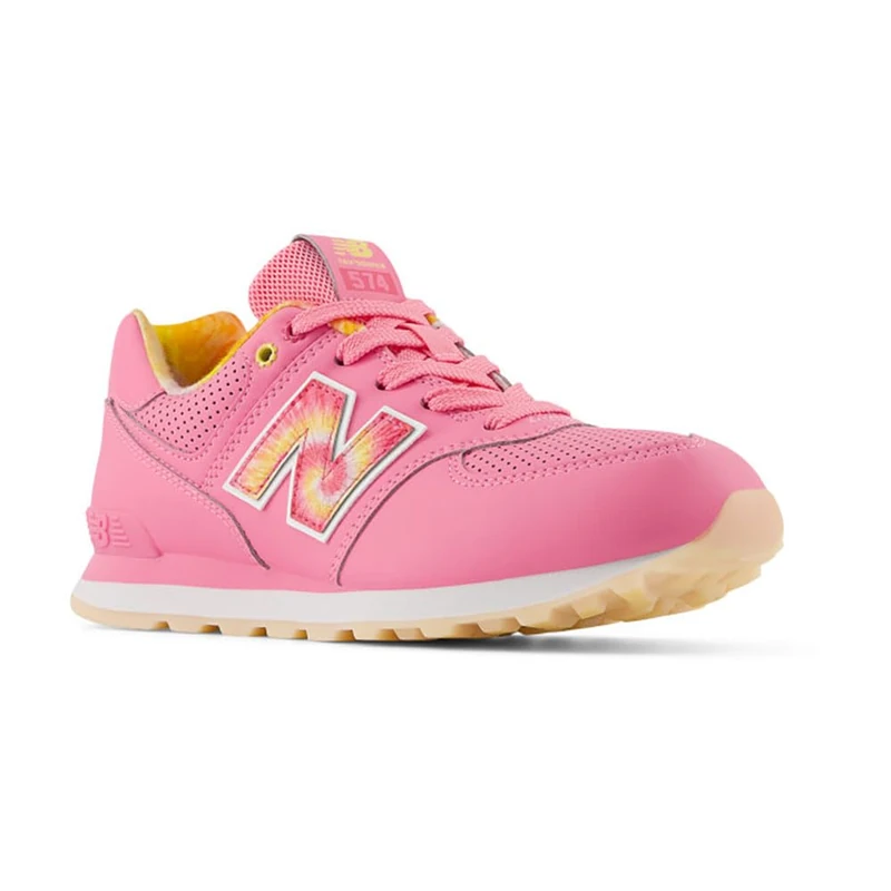 New Balance GC574KP 574 Men Signal Pink UK 3
