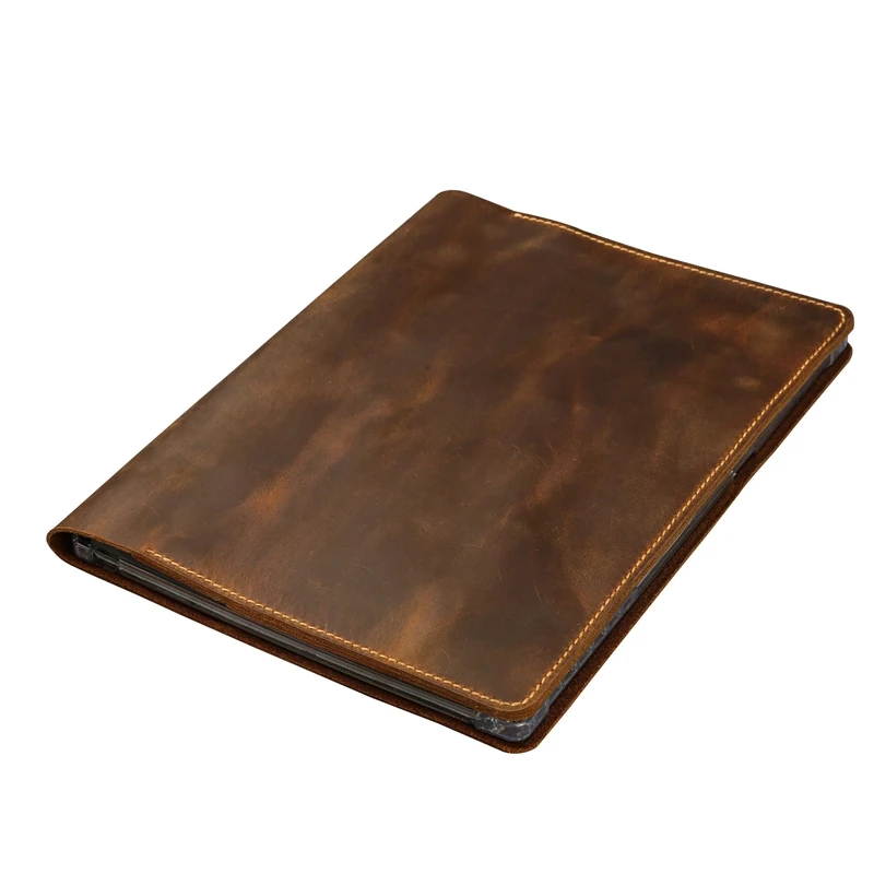 Genuine Leather reMarkable Paper Pro Folio Case Cover with Pen Holder V10-LRMB05S