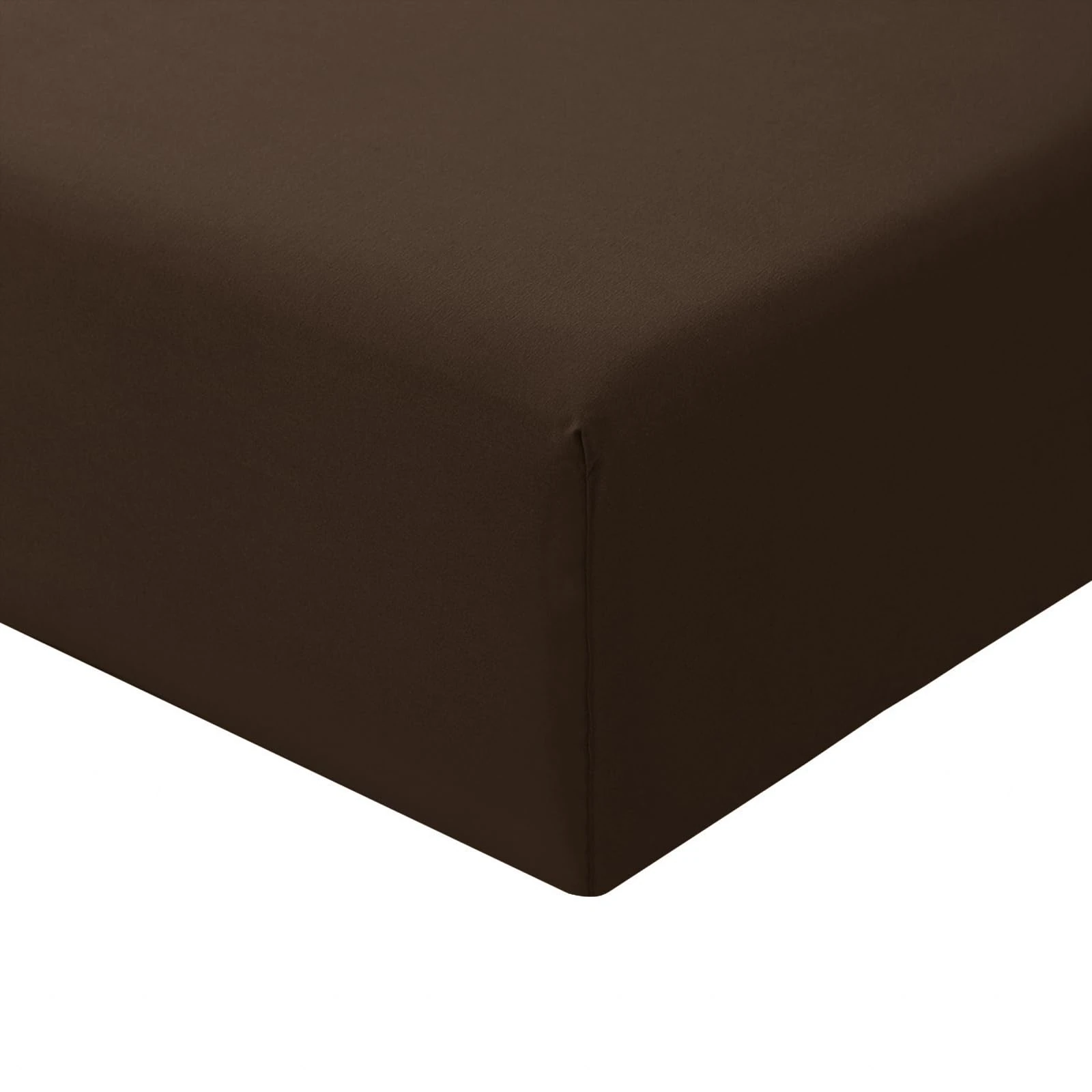 RUIKASI King Fitted Sheet Deep - Brown Bottom Sheet for Kingsize Bed with 40cm 16 Inches Extra Deep Sided Pocket, Soft Microfiber Bedsheet Ultra Deep Fit with Mattress