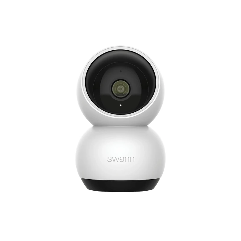 Swann EVO Pan-Tilt Wi-Fi Security Camera, 2K HD Night Vision, Motion Detection, Siren, Two-Way Talk, Weatherproof, Free Recording, Keep an Eye on Your Home or Business, SWIFI-SE2KPT-EU