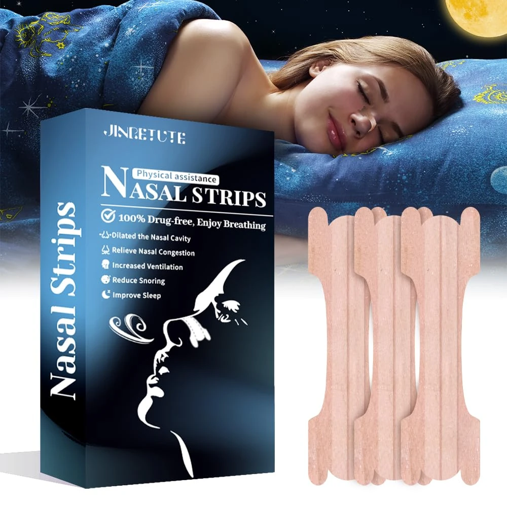 Nasal Strips 25 Pieces Snoring Aids for Men Anti snoring Devices Nose Strips Relieve a Blocked Nose Due to Colds for Sleep Anti Snore Drug-Free