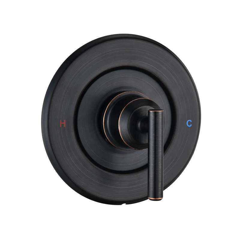 Replacement for Moen Gibson Posi-Temp Pressure-Balancing Valve Only Shower Faucet Trim Kit (Valve& Catridge Not Inclued), Volume and Temperature Control Level Handle, Oil Rubbed Bronze