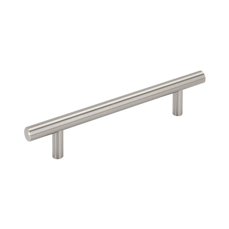 Amerock Bar Pulls 5-1/16 inch (128mm) Center-to-Center Satin Nickel Cabinet Pull - 10 Pack, 10BX40517G10