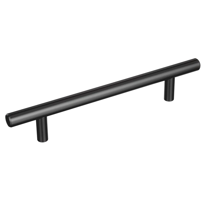 Amerock Bar Pulls 5-1/16 inch (128mm) Center-to-Center Matte Black Cabinet Pull - 10 Pack, 10BX40517MB