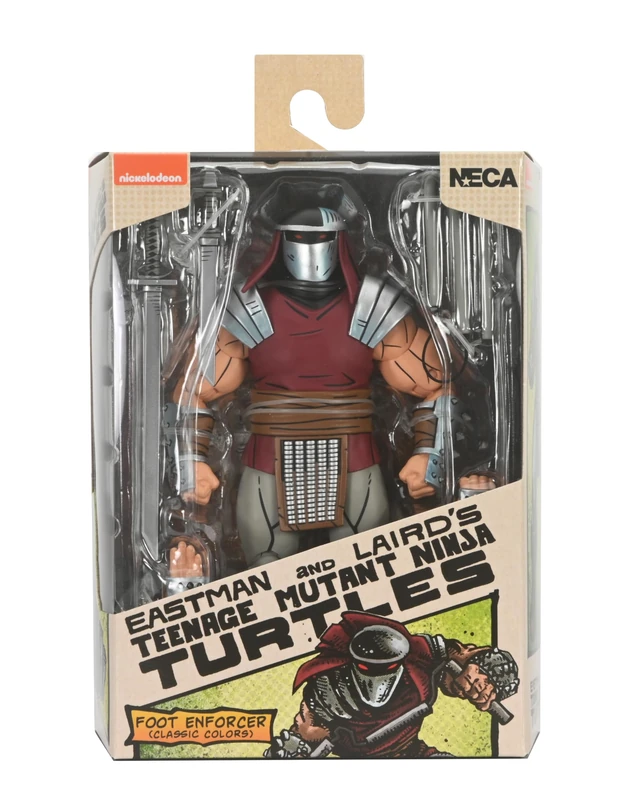 Foot Enforcer Classic Colors Scale Action Fig. 18cm Teenage Mutant Ninja Turtles Mirage Comics