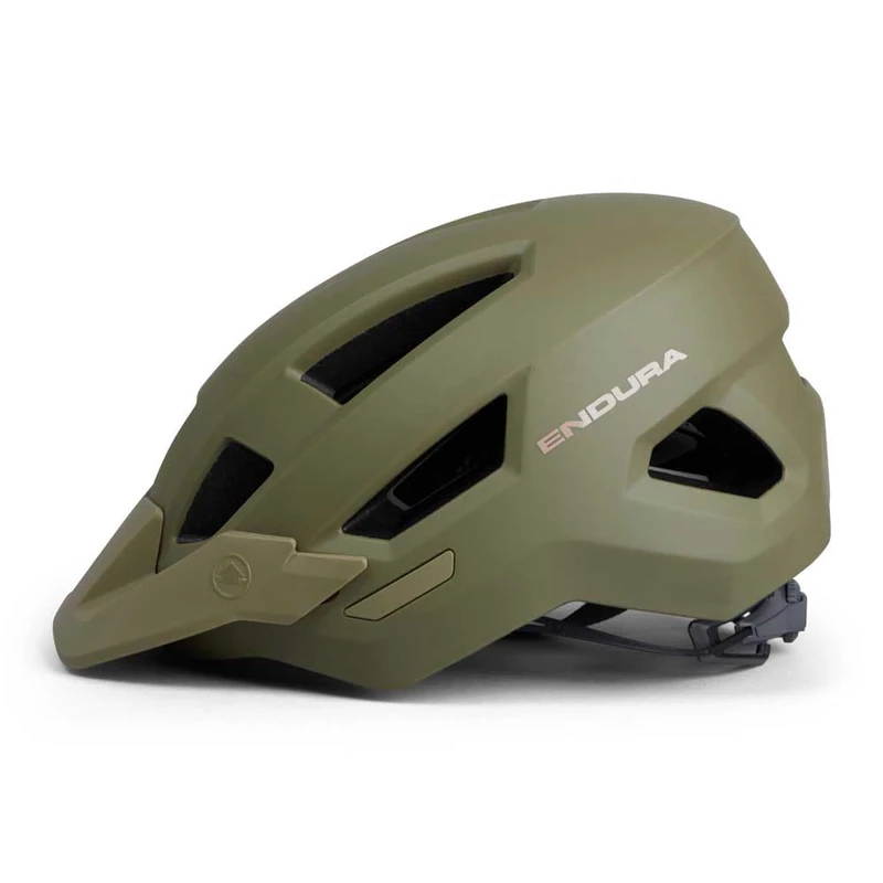 Endura Men's Hummvee Helmet | Cycling Protection | Adjustable Fit Helmet, Green, L-XL