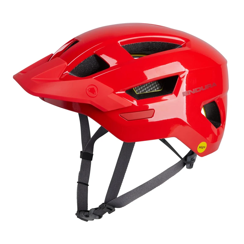 Endura Men's Hummvee Mips® Helmet | Cycling Protection | Adjustable Fit Helmet, Red, One Size